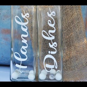 Farmhouse style soap dispensers